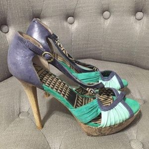 Women's Jessica Simpson Colorblock Heels